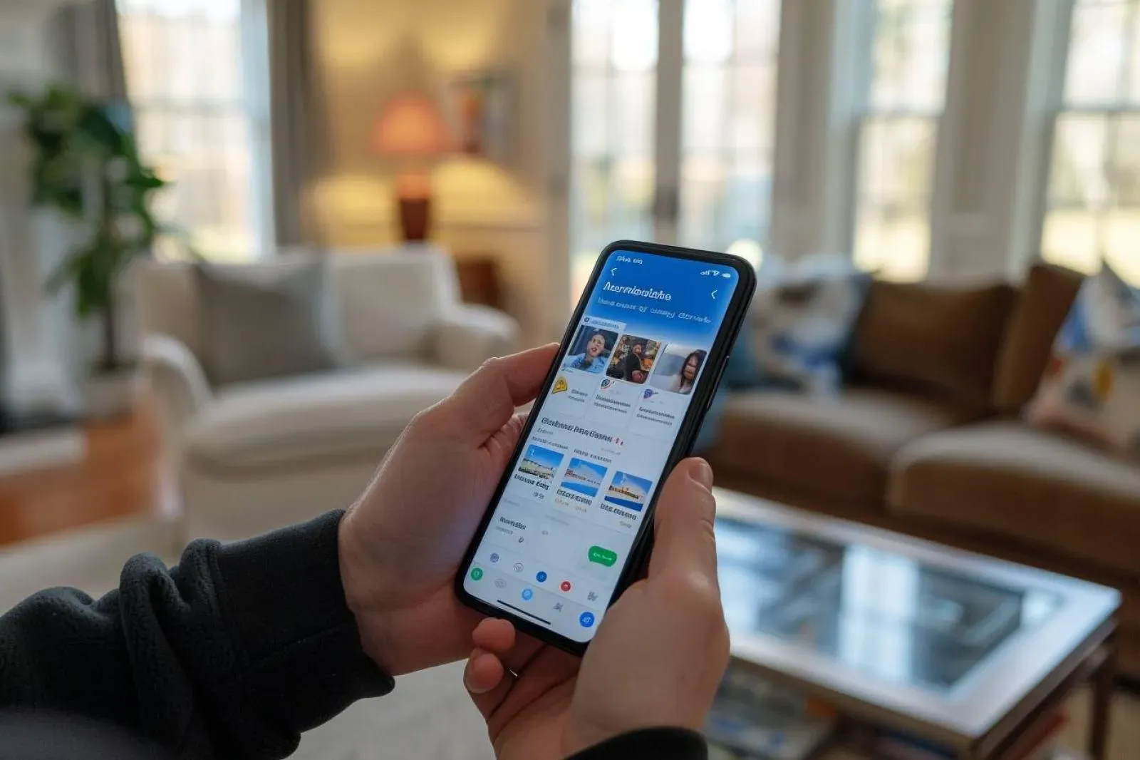 Comment enregistrer une photo depuis Messenger ?
