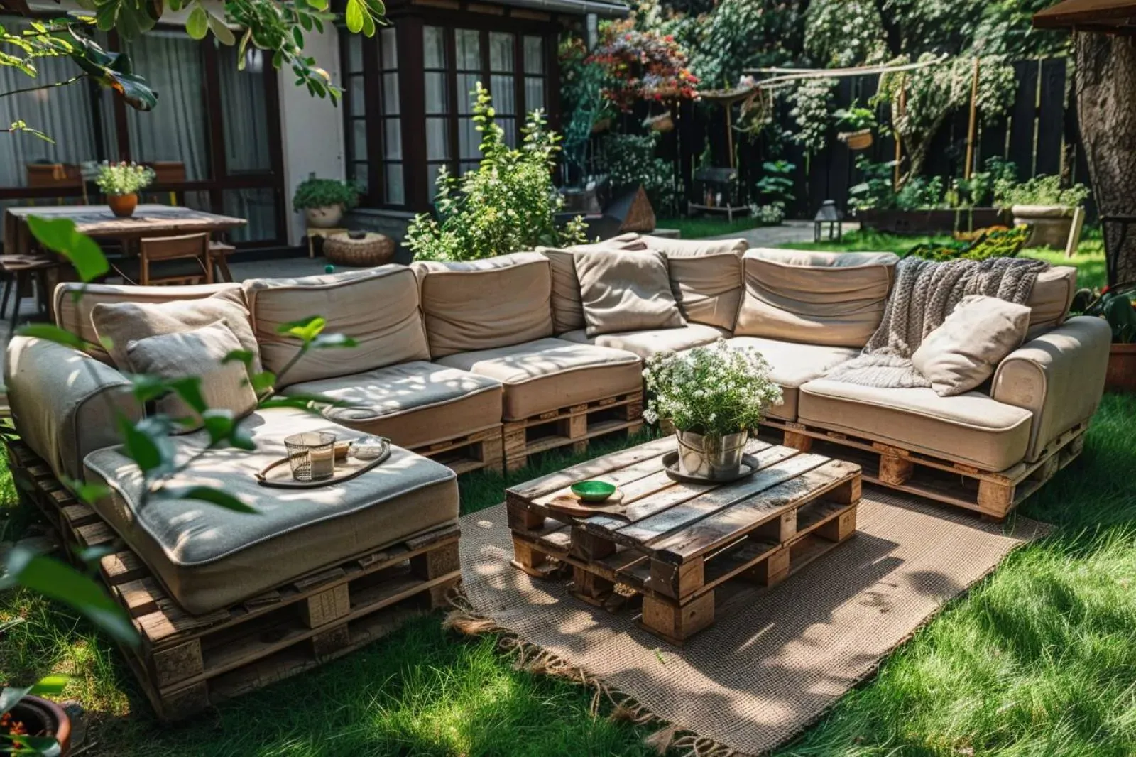 Comment fabriquer un salon de jardin en palette ?