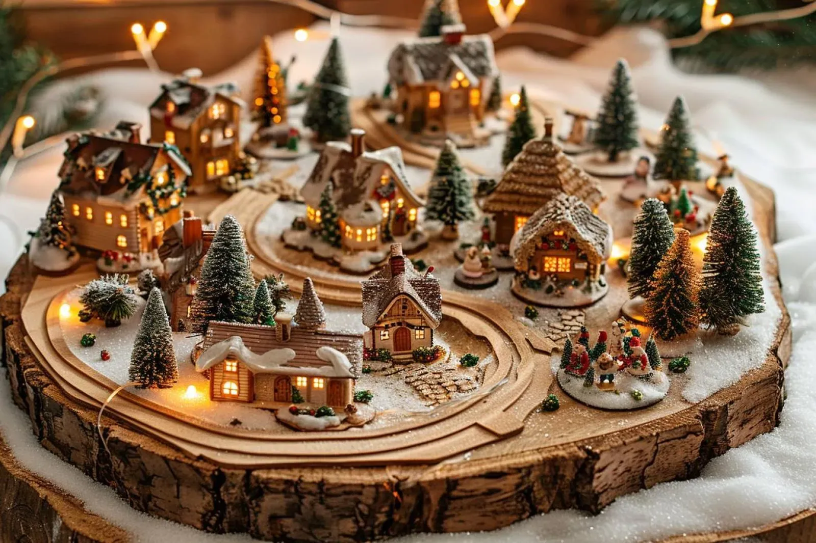 Comment fabriquer un support pour village de Noël ?