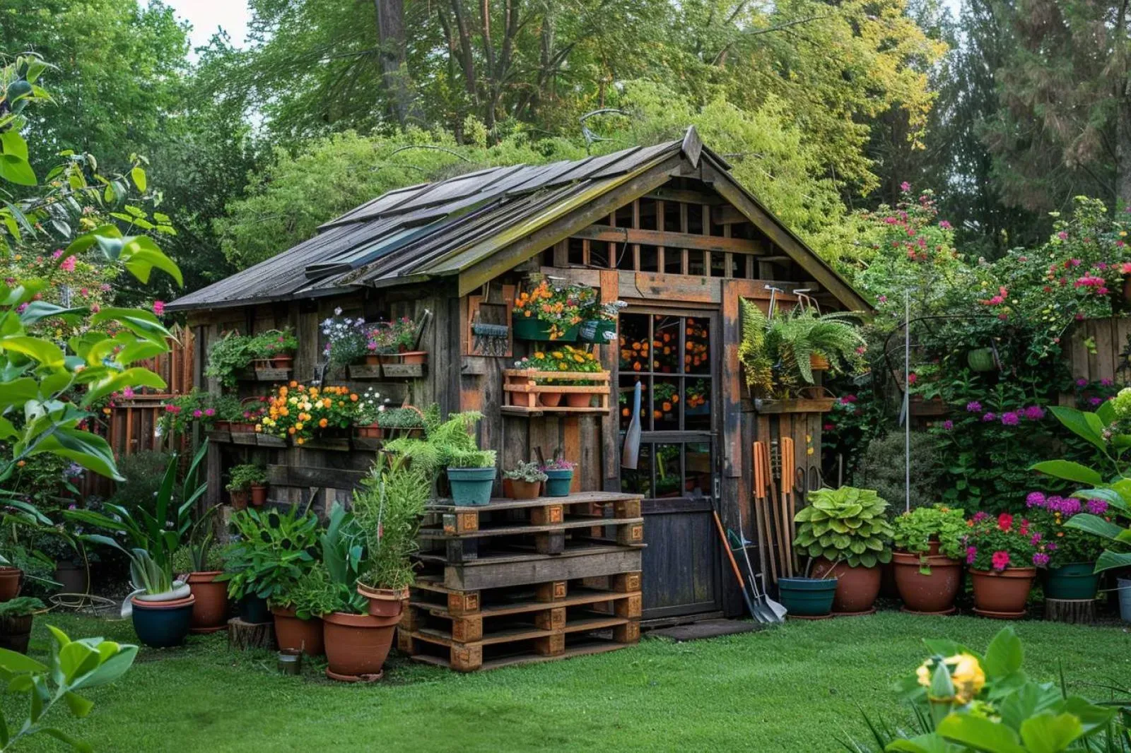 Comment fabriquer une cabane de jardin en palette ?