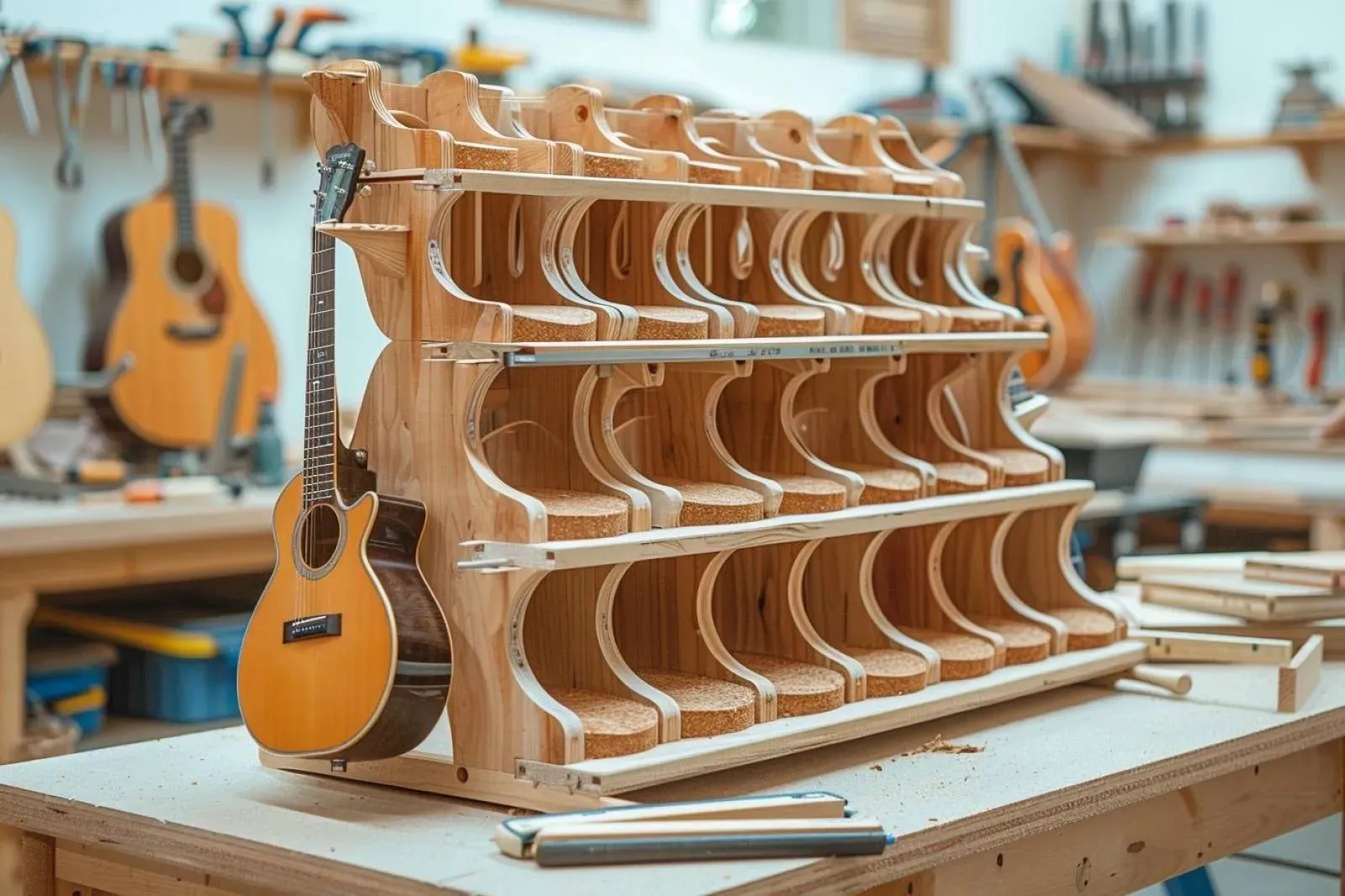 Comment fabriquer une étagère pour ranger vos guitares ?