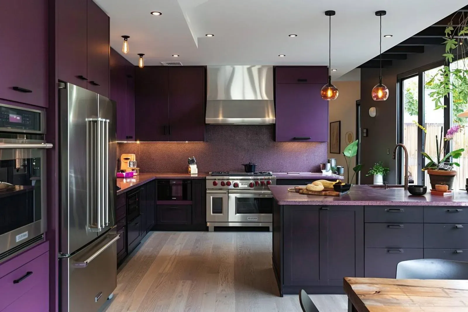 Comment intégrer la couleur aubergine dans sa cuisine ?