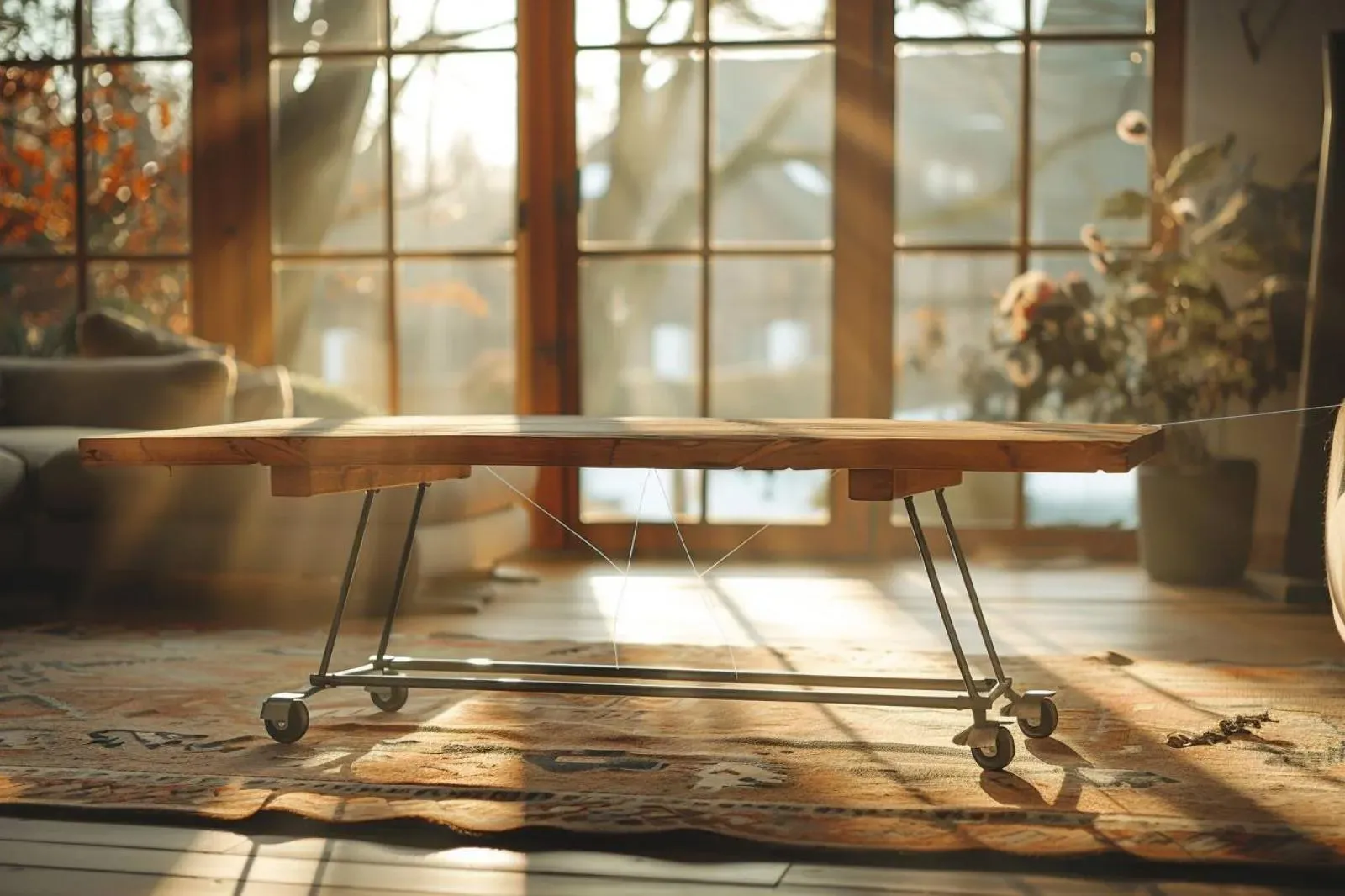 Comment la table se lève-t-elle ?