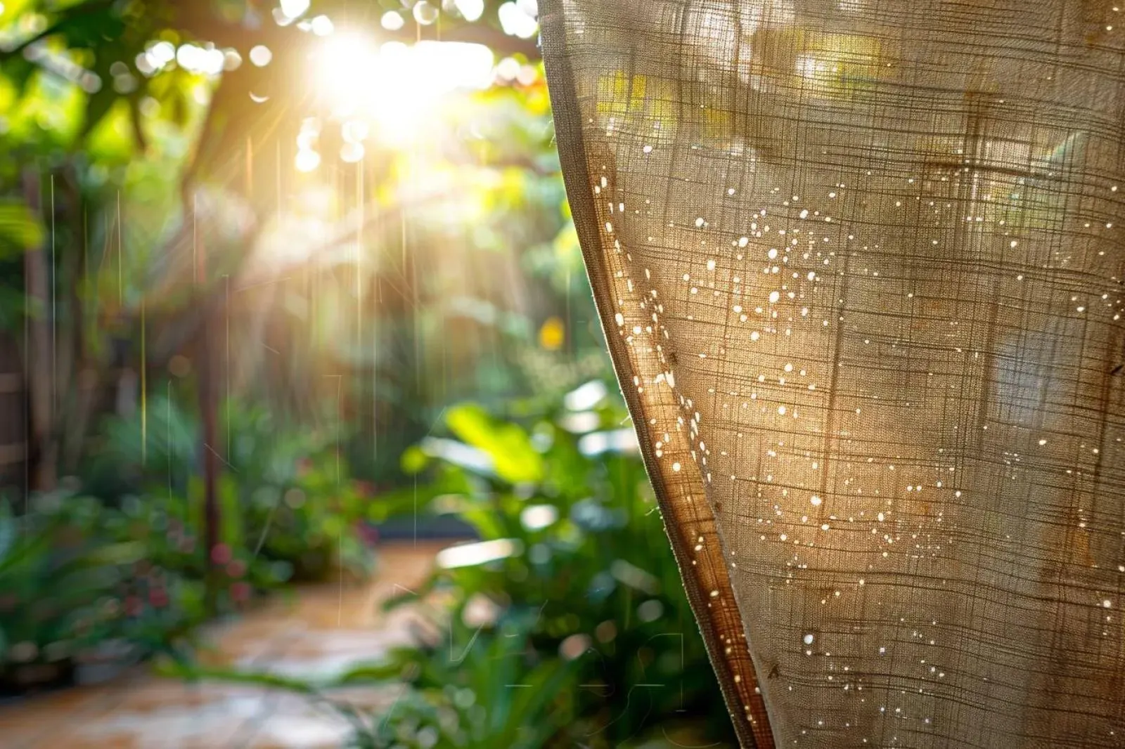 Comment nettoyer une toile de parasol ?