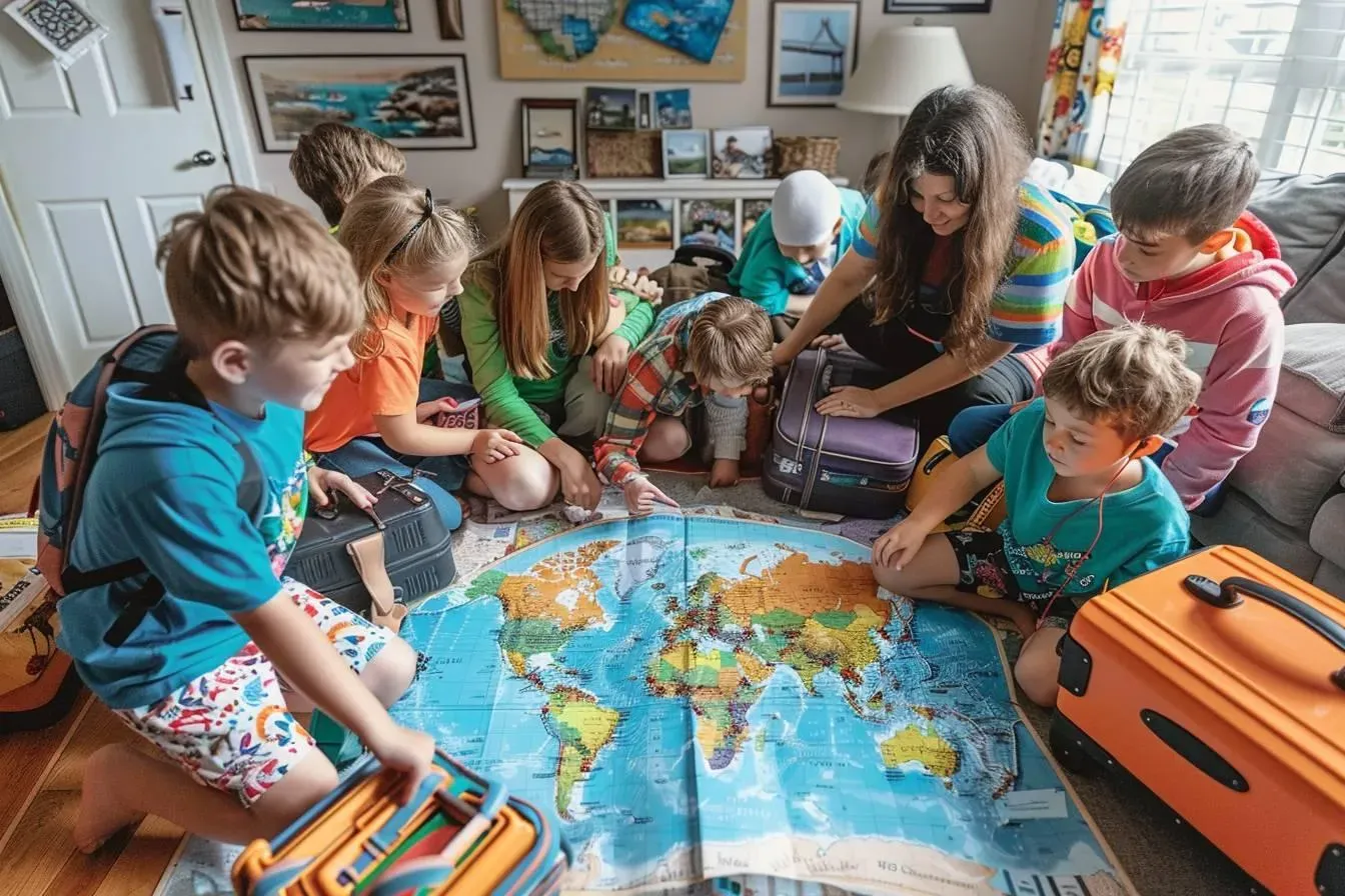 Comment préparer un voyage en famille nombreuse