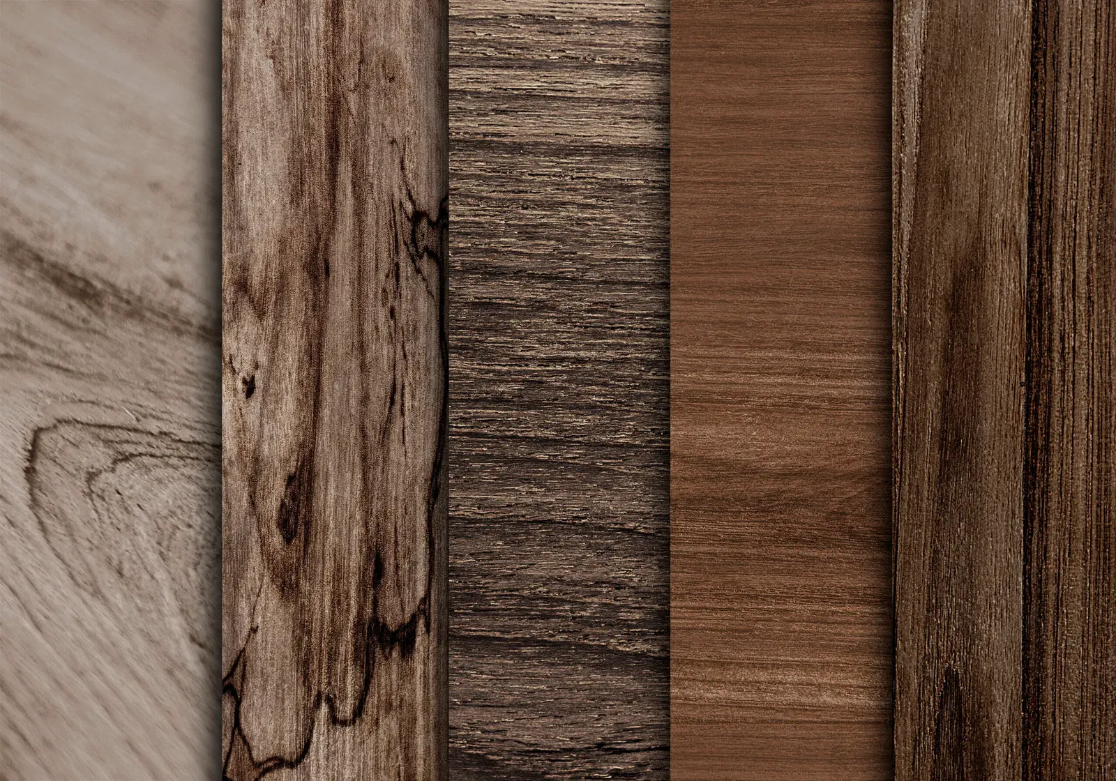 Des volets fabriqués avec du bois exotique