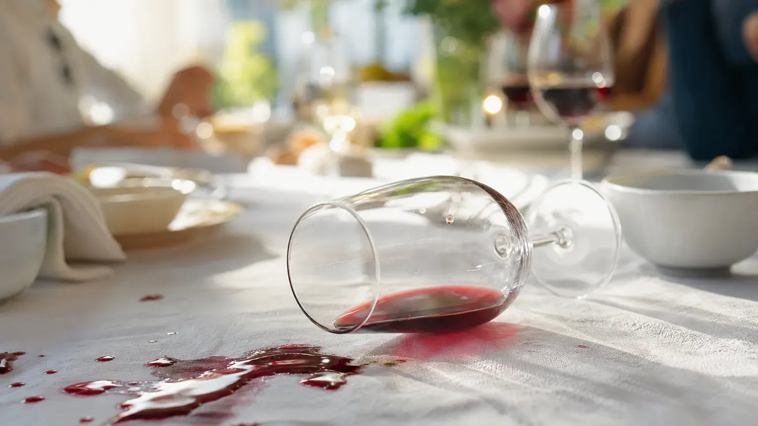 Tache de vin rouge : comment l'enlever efficacement ?