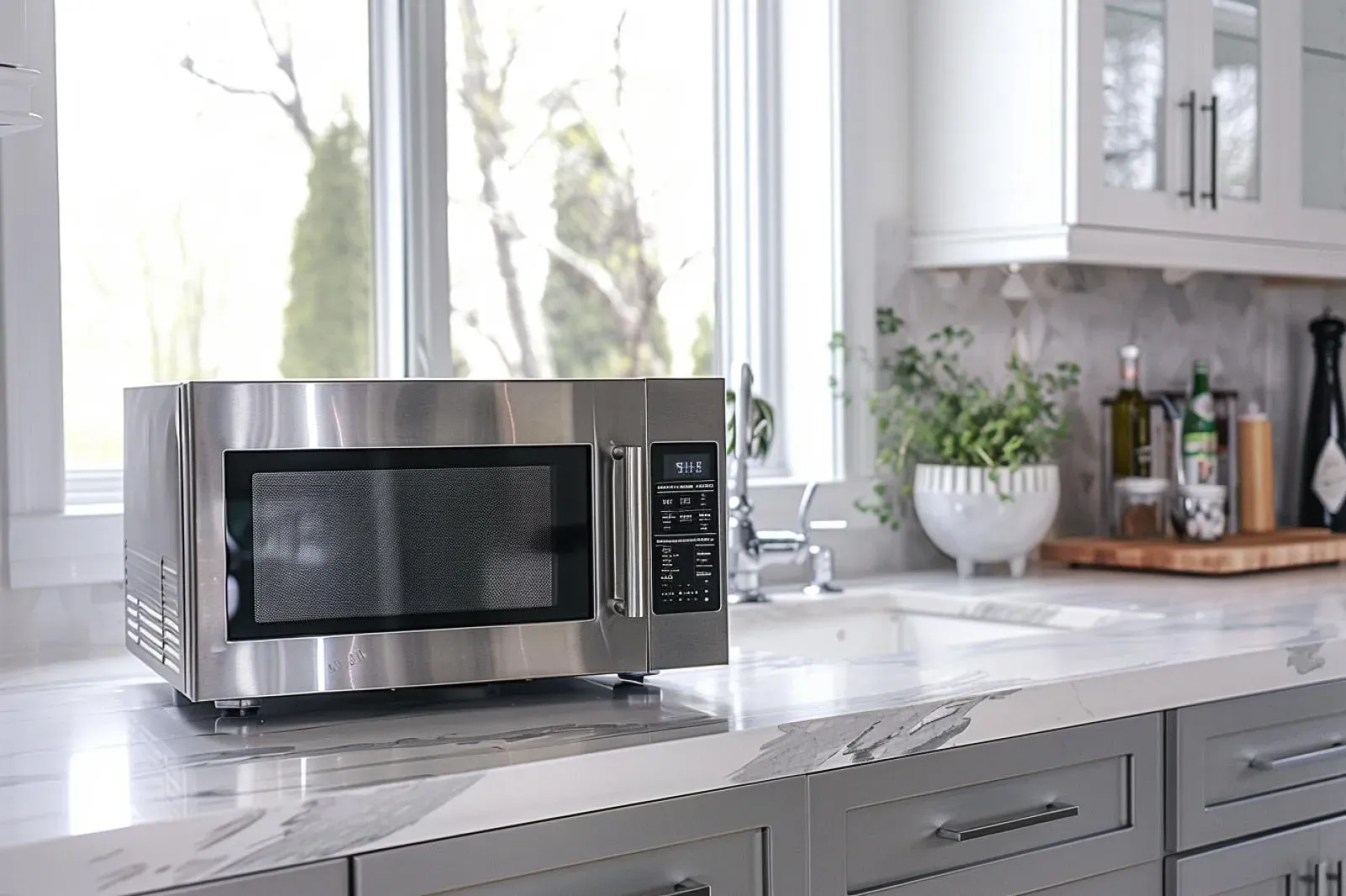 Où placer le micro-ondes dans une cuisine ?