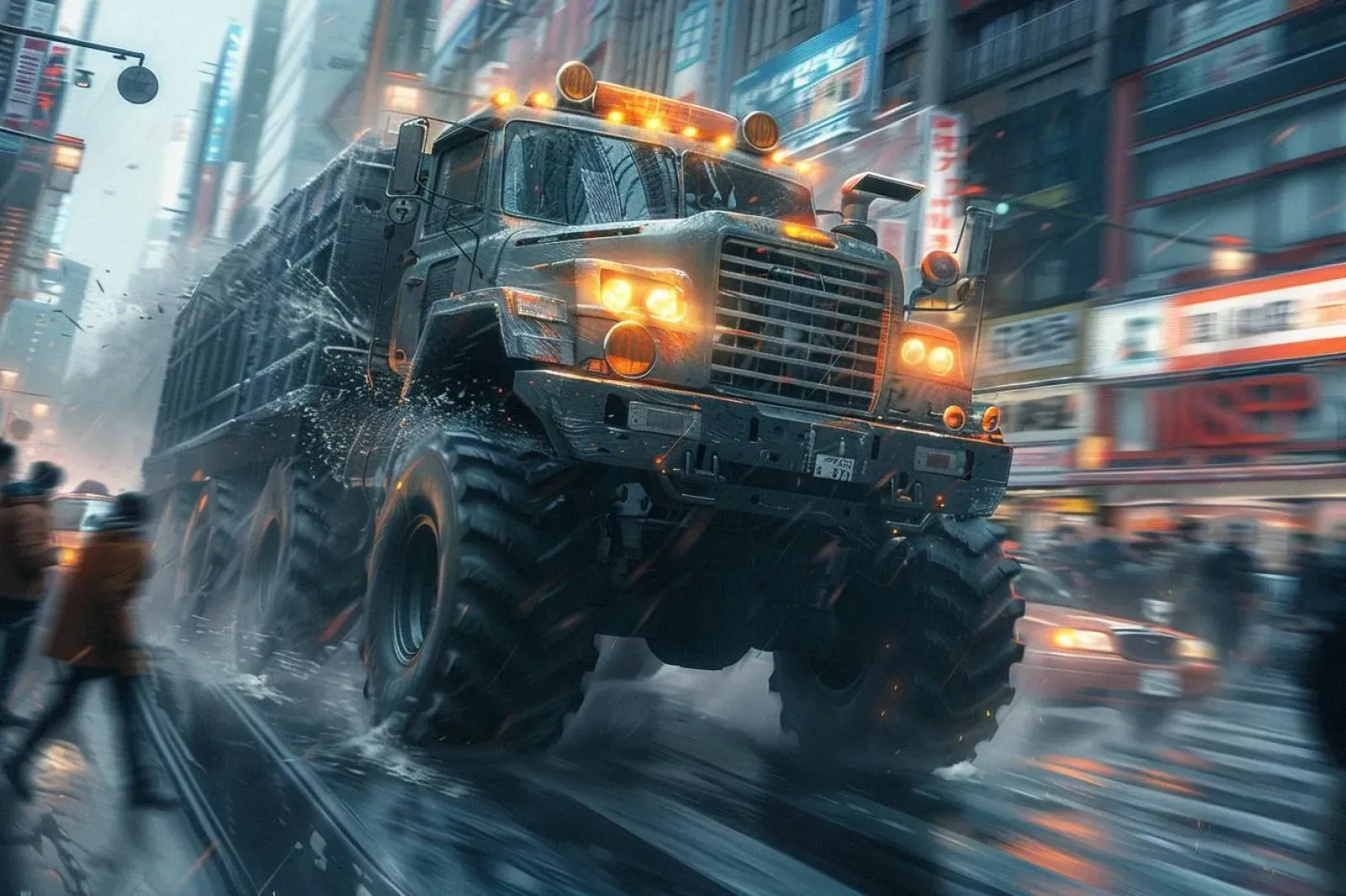 Pourquoi ce camion est-il devenu fou ?