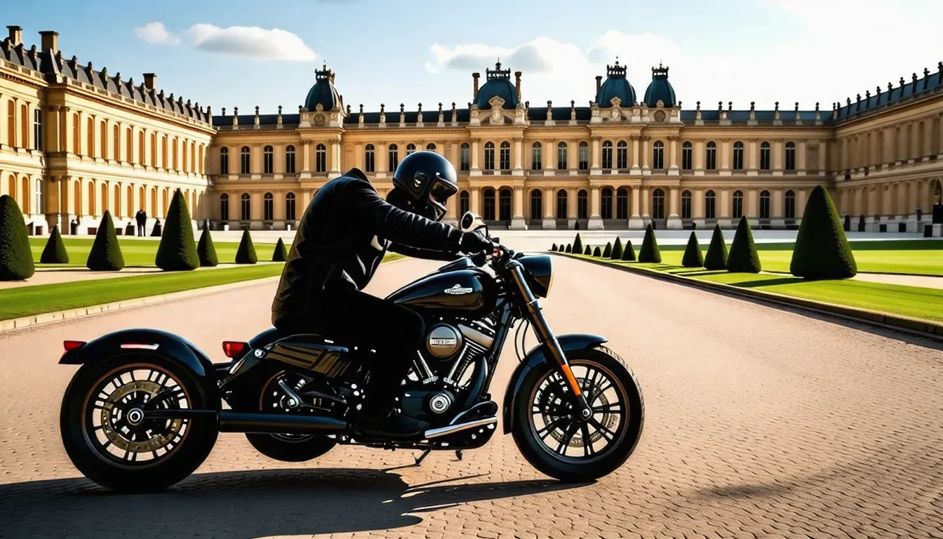 Pourquoi choisir la moto pour visiter Versailles ?