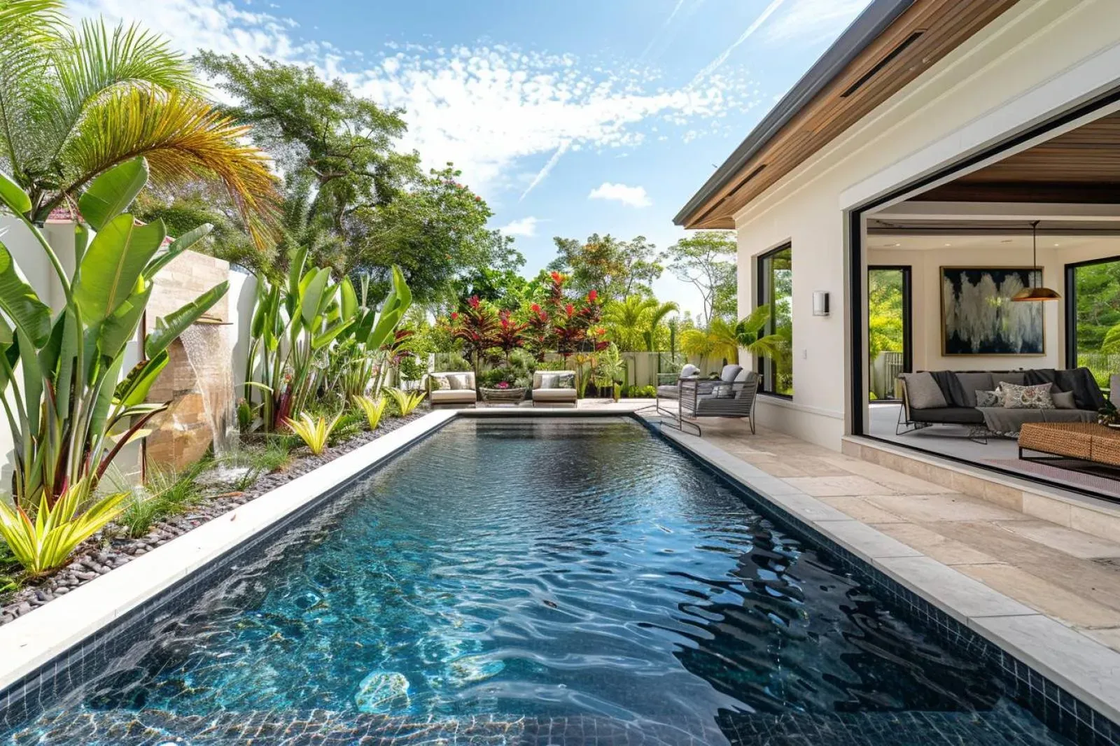 Pourquoi opter pour une piscine semi-enterrée Desjoyaux ?