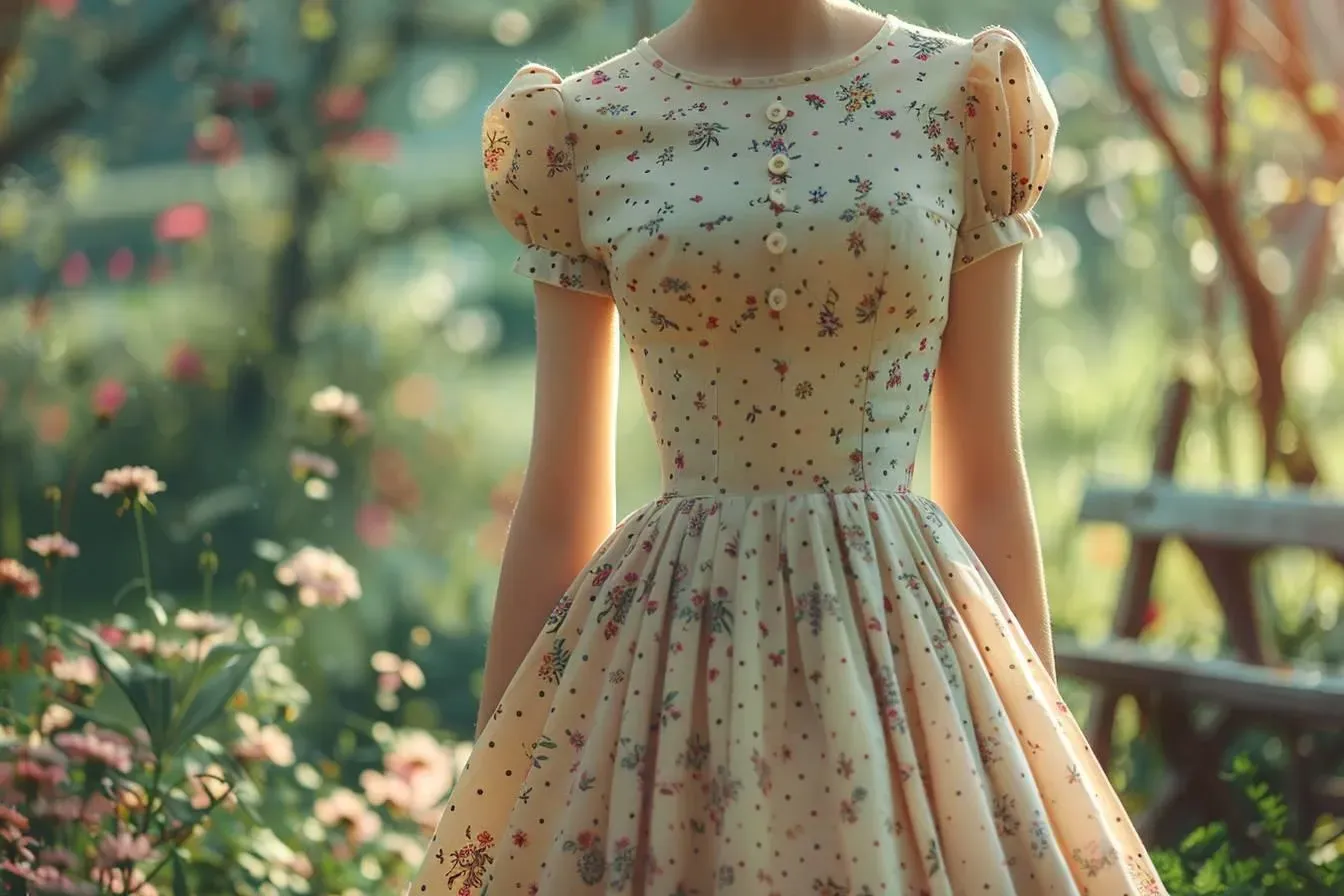 Quelles étaient les caractéristiques des robes des années 40 ?