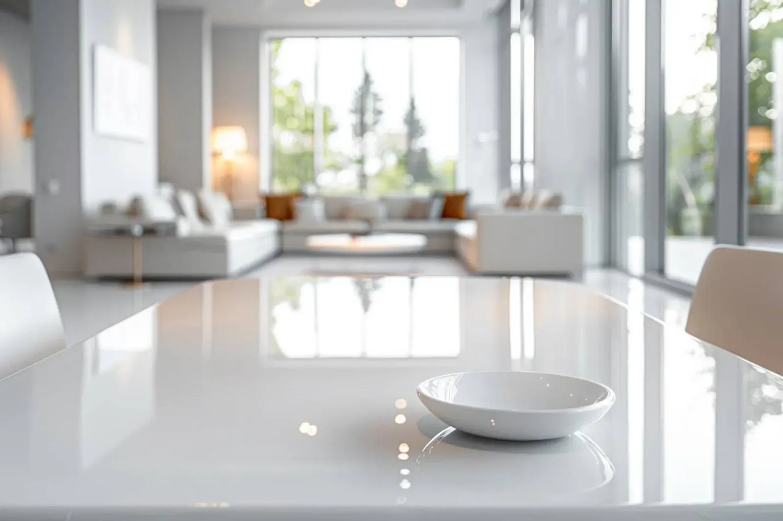 Qu’est-ce qui rend la texture blanc laqué si captivante ?