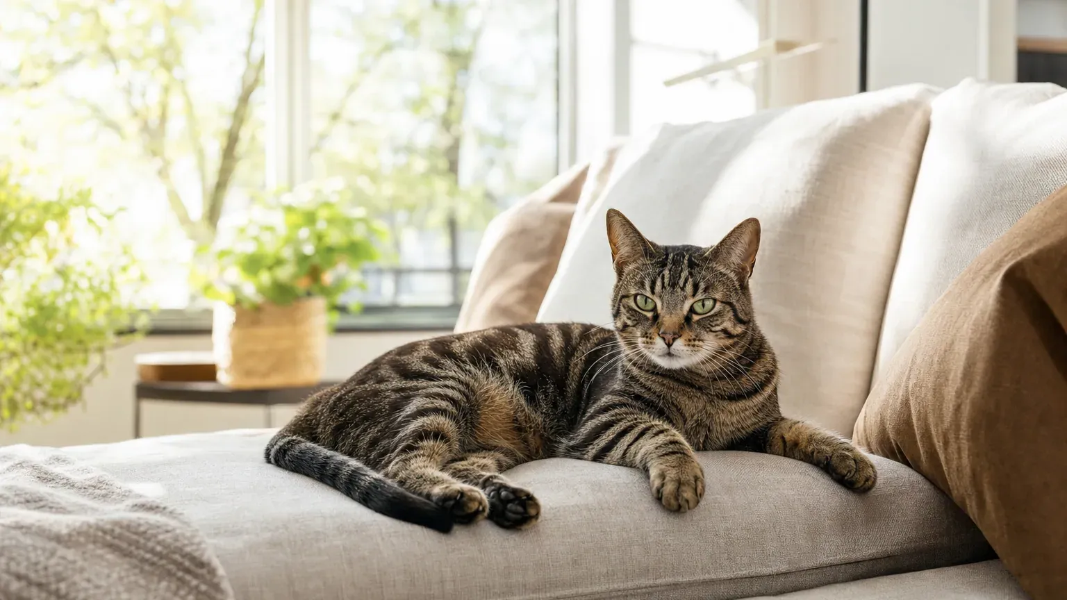 Stress chez le chat : 7 signes à repérer (et comment l'apaiser)