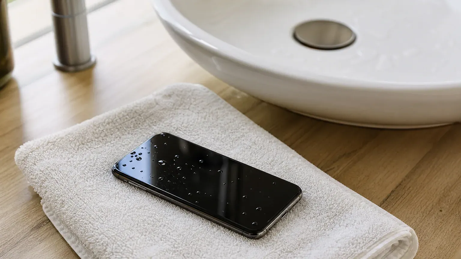 Téléphone tombé dans l'eau : que faire pour le sauver ?